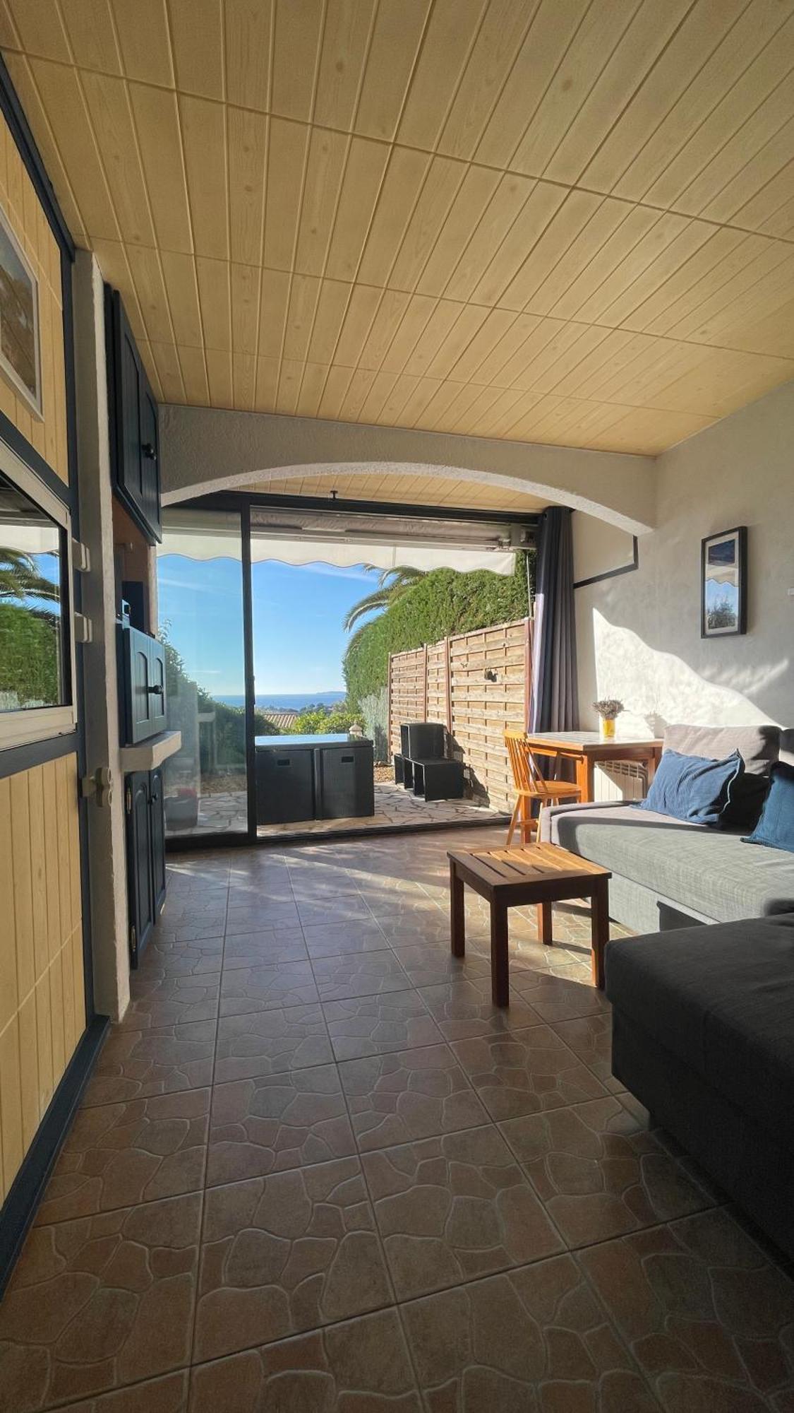 Appartement Rdc Terrasse Vue Panoramique Mer 拉克鲁瓦瓦尔梅 外观 照片