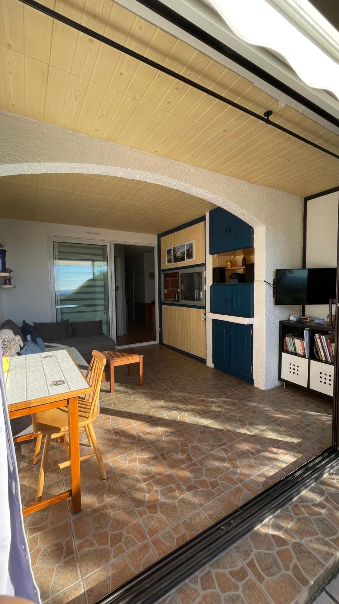 Appartement Rdc Terrasse Vue Panoramique Mer 拉克鲁瓦瓦尔梅 外观 照片